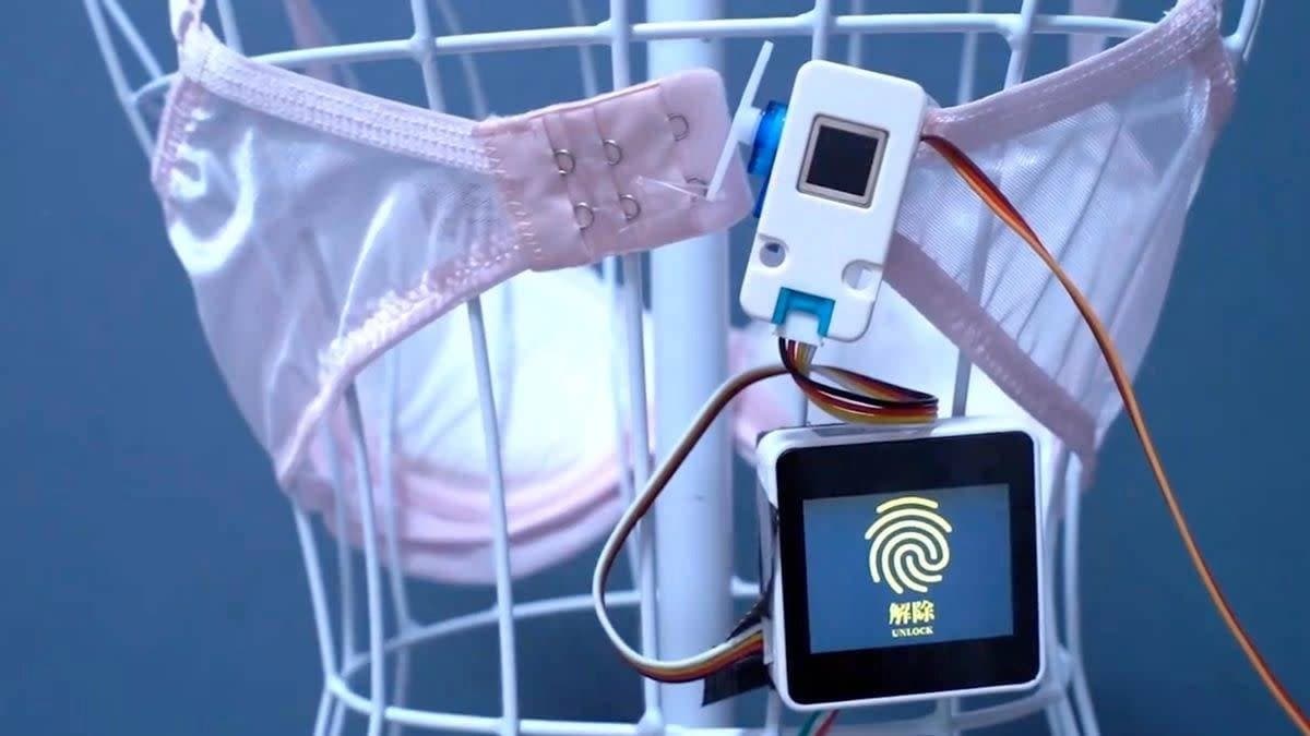 Japanese Student designs bra that unlocks only with love s touch