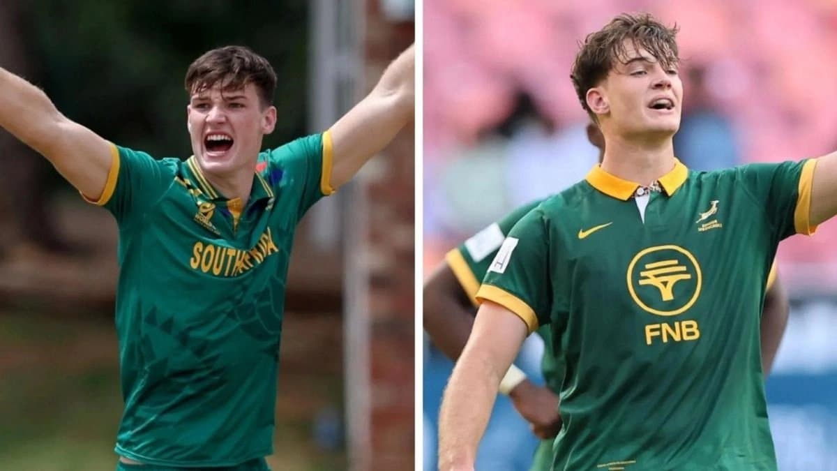 South Africa  cricketer Riley Norton leads U20 Rugby team into World Cup final 