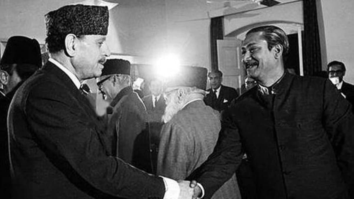 History says Sheikh Mujibur Rahman and General Yahya Khan held meeting in a bathroom