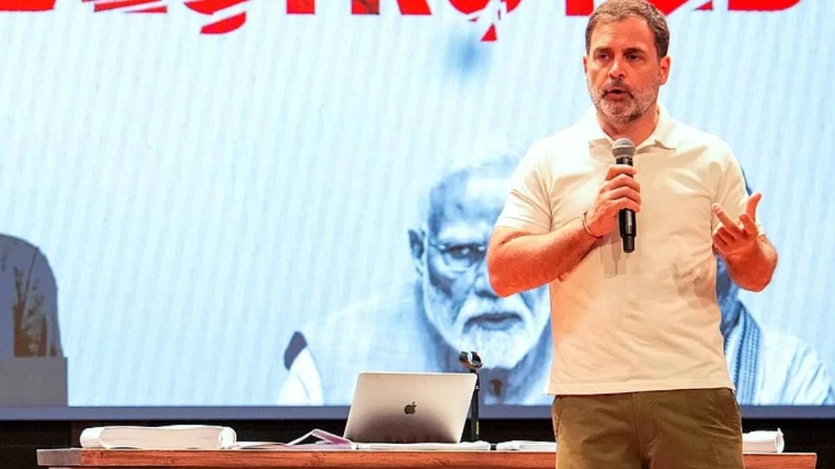 Rahul gandhi claims gigantic irregularities in election by bjp and eci