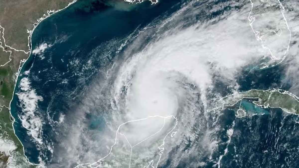 Satellite Footage Shows Devastating Path Of Hurricane Milton Over Florida gnr