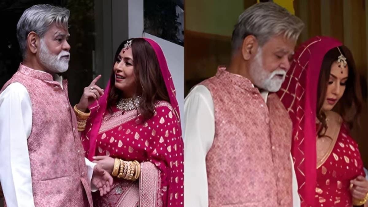 Mahima Chaudhry Stuns in Bridal Look with Sanjay Mishra  Sparks Rumours of Second Marriage