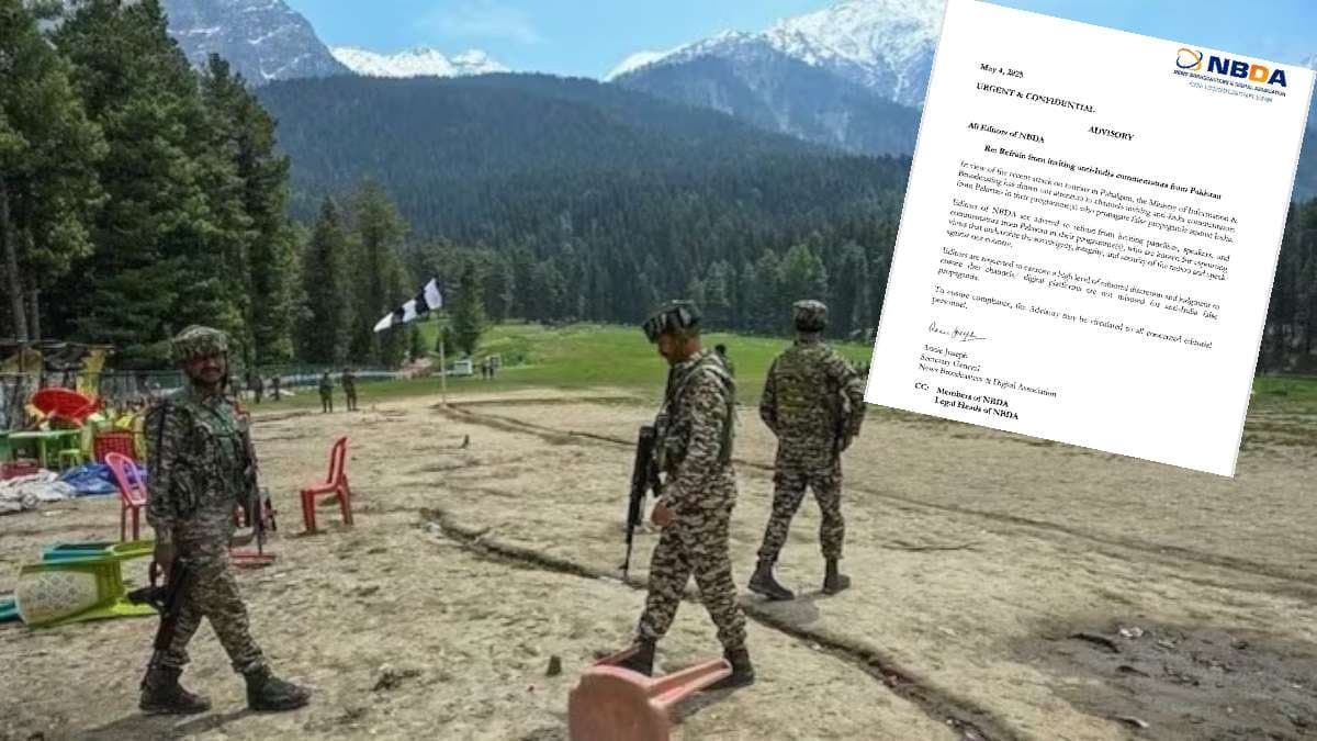 Pahelgam Attack: NBDA BANS all panelists from Pakistan on Indian news debates