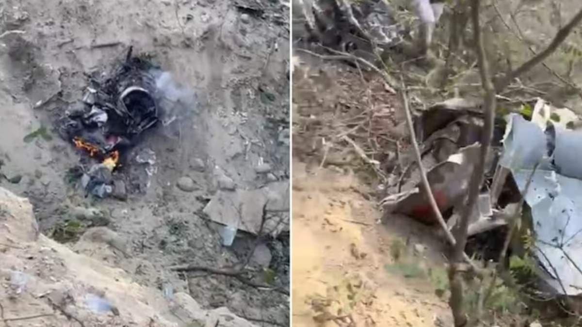 IAF jaguar plance crashed pilot safe