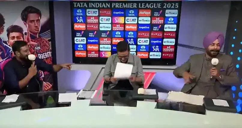 Navjot Singh Sidhu and Ambati Rayudu in ugly spat on live tv show 