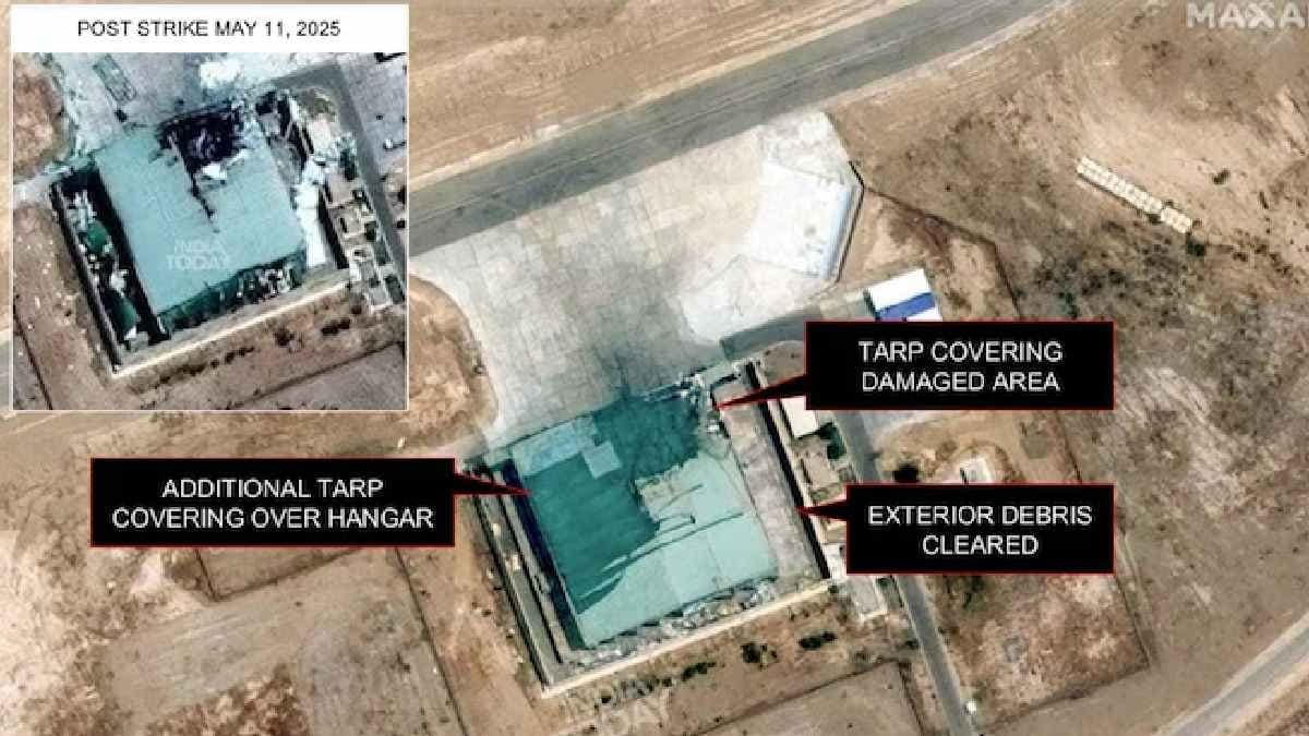 Pakistan uses tarpaulins to cover damage at air bases hit in Operation Sindoor