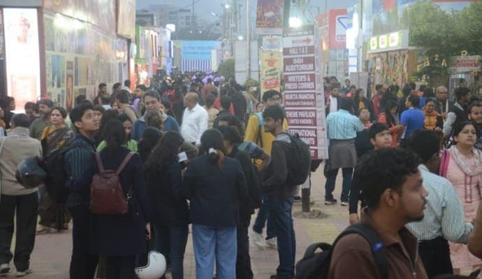 Crowd Continues at Kolkata Book Fair on the before last day