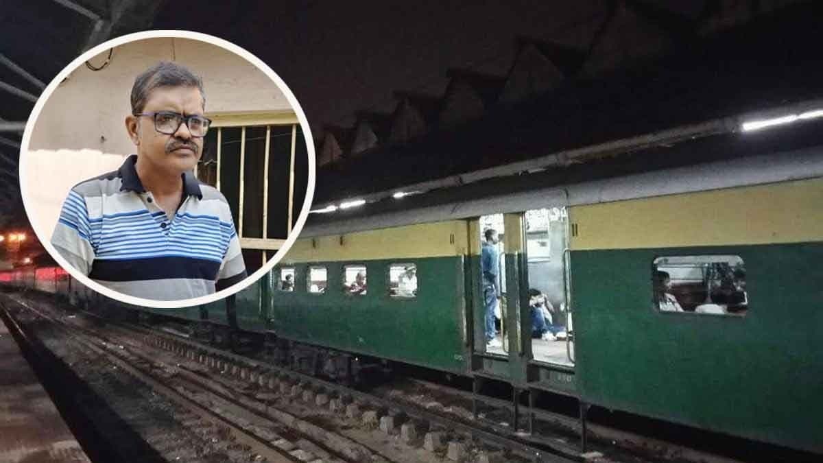 Hooghly robbery in jagadhatri special train, man beaten by criminals gnr 