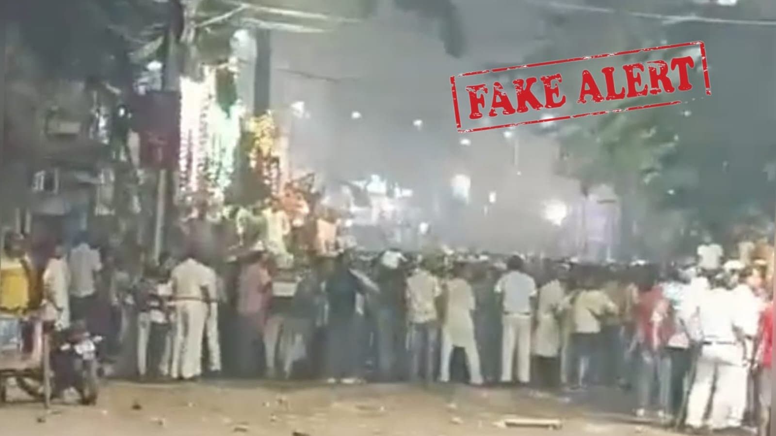Goddess kali's immersion procession attacked at rajabazar science college_gnr