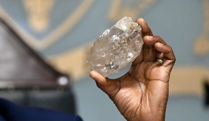 World Second Largest Diamond Found In Botswana