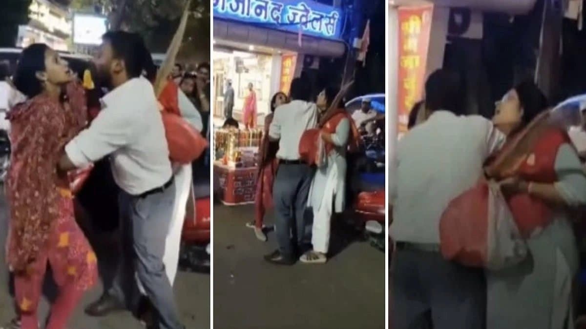 Woman Catches Husband Shopping With Girlfriend On Karwa Chauth