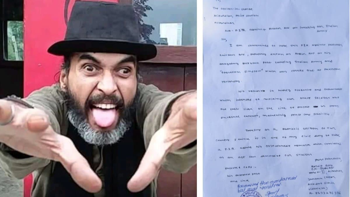 Complaint lodged against Roddur Roy for allegedly illicit remarks against Indian Army