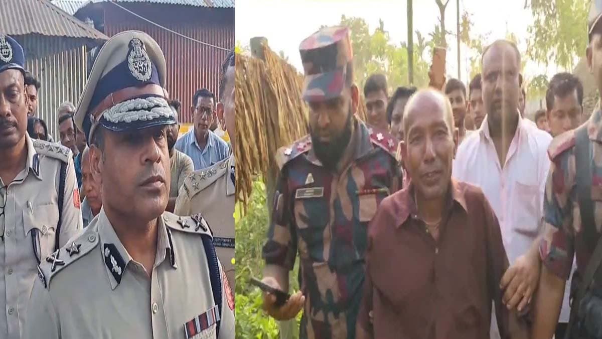 Senior police officers visited abducted Coochbehar farmer Ukil Burman residence