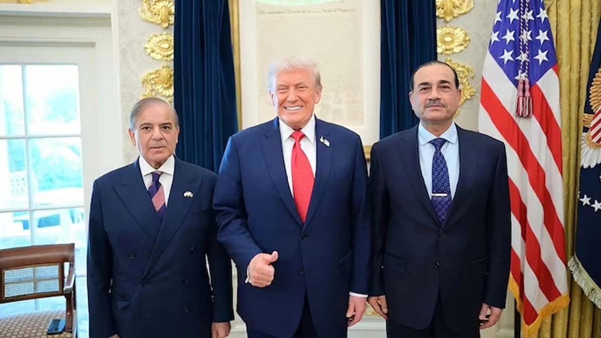 Pakistan PM Sharif and army chief Munir hold closed-door talks with President Trump