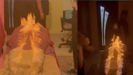 Massage parlour sets client on fire video creats buzz gnr 