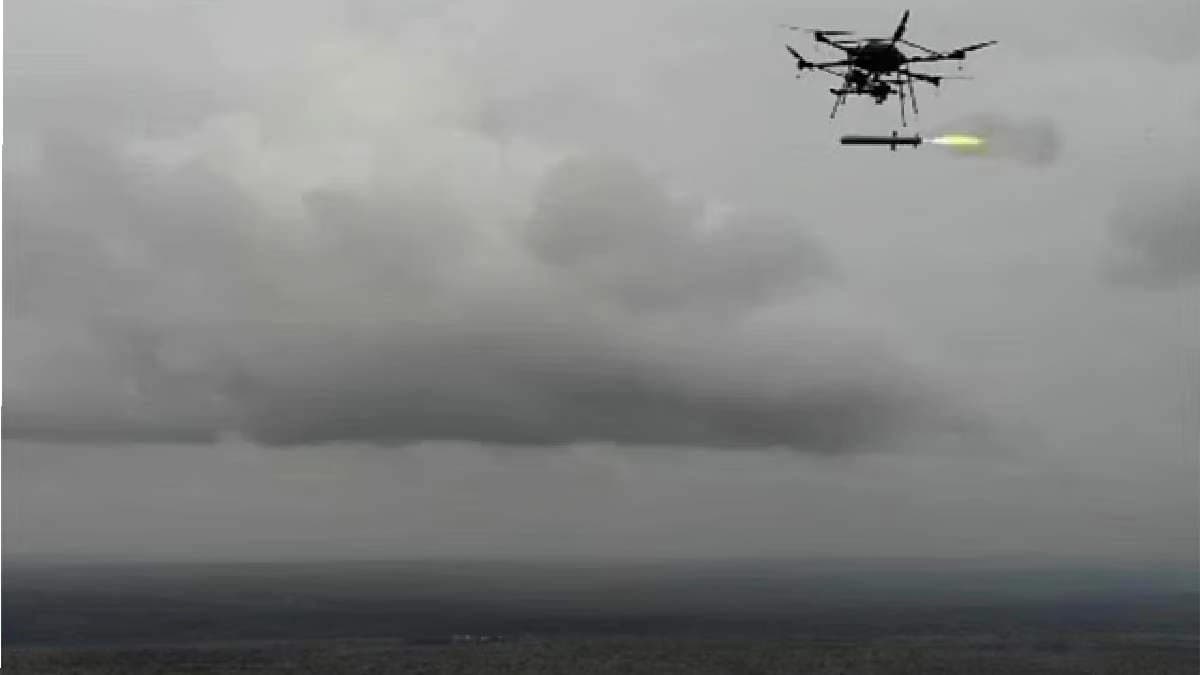 DRDO conducts successful flight-trials of Advanced Unmanned Aerial Vehicle Launched Precision Guided Missile-V3