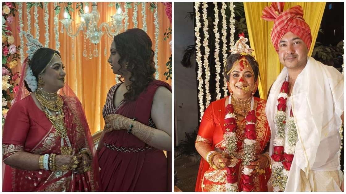 actress mallika banerjee got married with director rudrajit roy ent