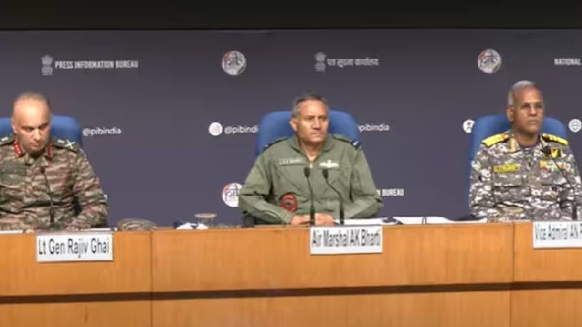 Operation Sindoor DGMO press briefing Our Fight Was Against Militant