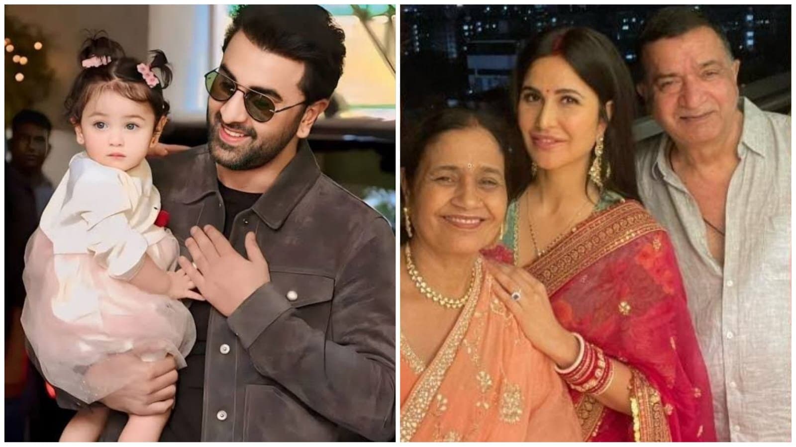 ranbir kapoor introduced daughter raha kapoor to music with this iconic raj kapoor song katrina kaif behaves like a daughter to vicky kaushals family ent