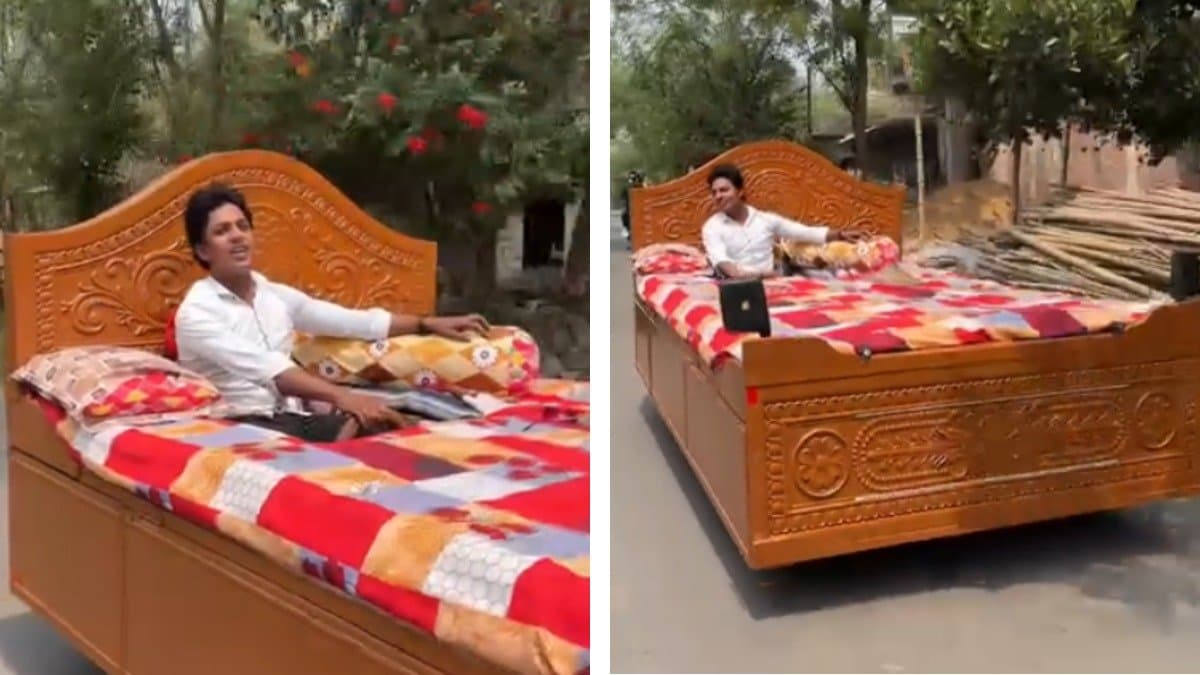 The bed of Murshidabad Nawab roamed around the town