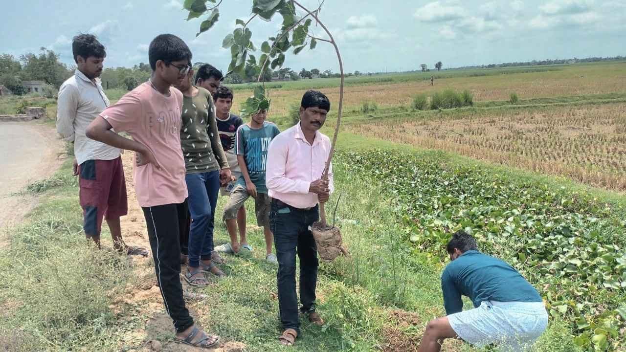 Hooghly Teacher plants 75 Thousands Tree For this reason