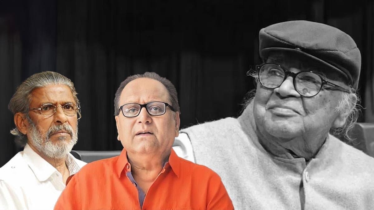 veteran theatre artist rudraprasad sengupta and actor deepankar dey remember late theatre personality manoj mitra ENT