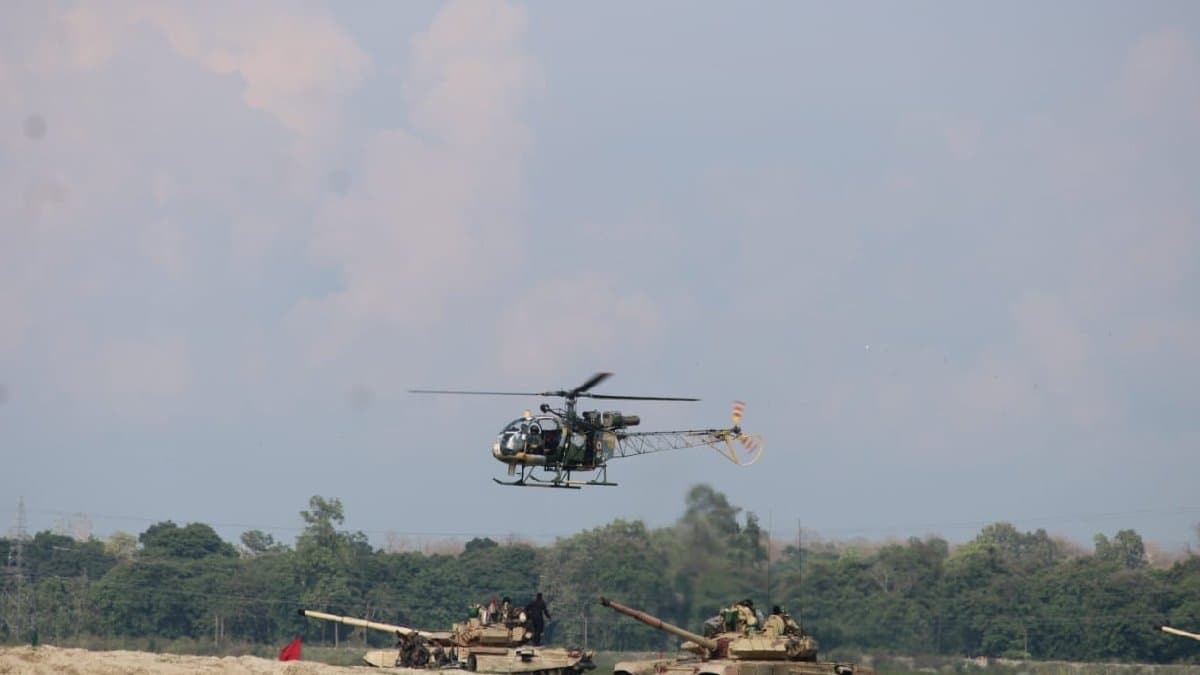 Indian Army conducted exercise Teesta Prahar at Teesta Field Firing Range