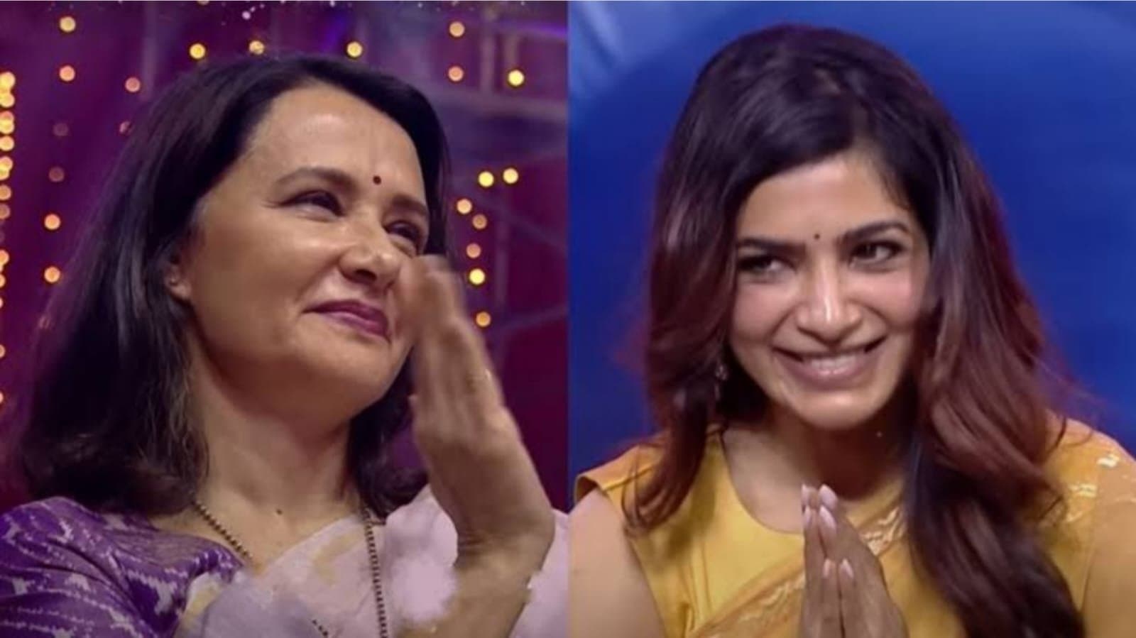 Naga Chaitanya s mother Amala reacts to Samantha Ruth Prabhu s emotional speech