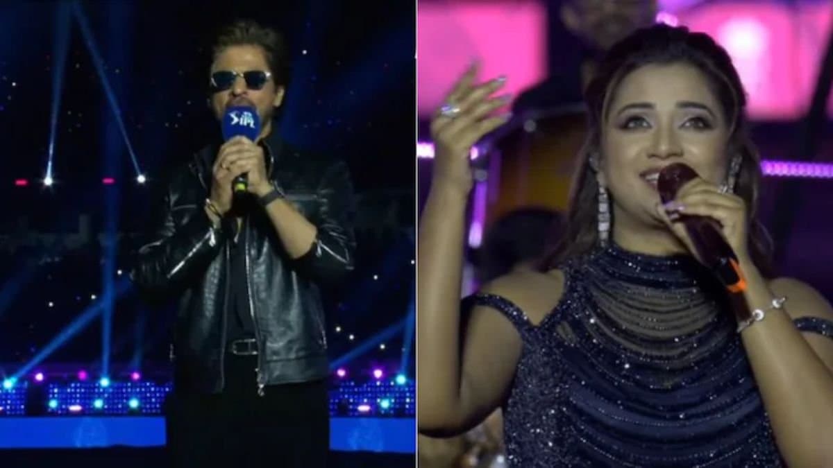 IPL 2025: Shah Rukh Khan, Shreya Ghoshal dazzles the inauguration show at Eden Gardens spt