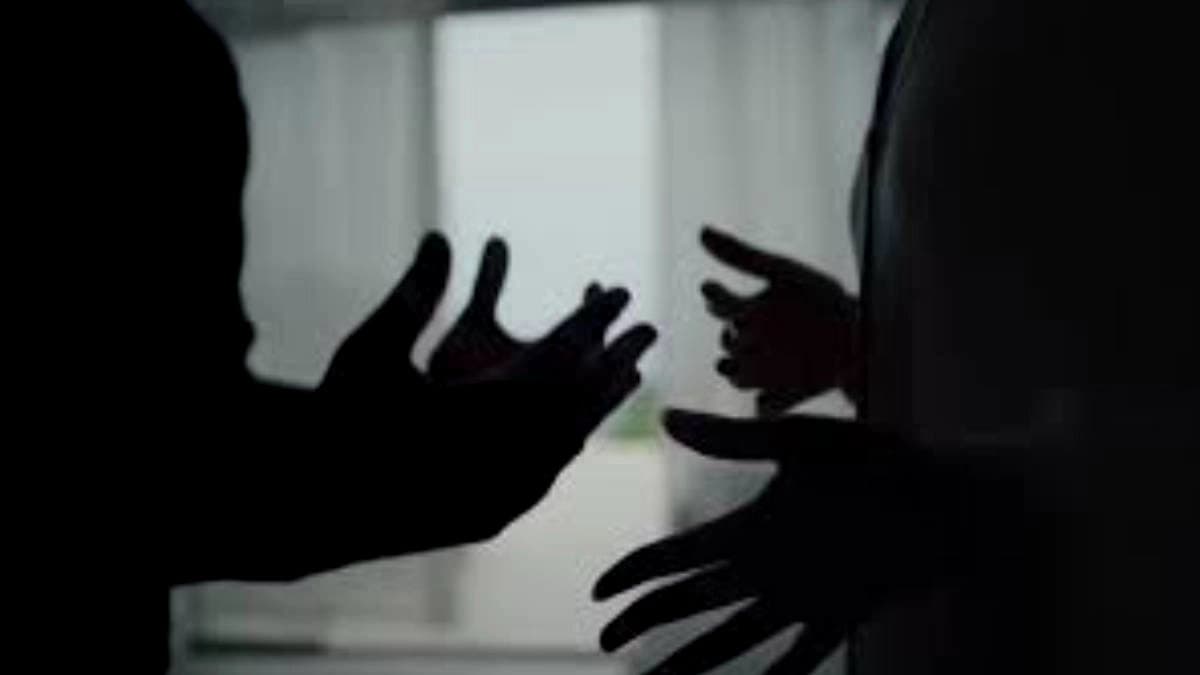 Exhausted husband comes to home and wife starts quarreling