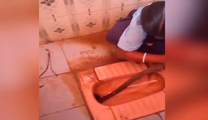 Another Video Of Students Cleaning Toilet At Karnataka School Goes Viral