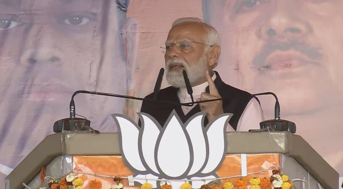 Narendra Modi Attacks tmc on sandeshkhali issue