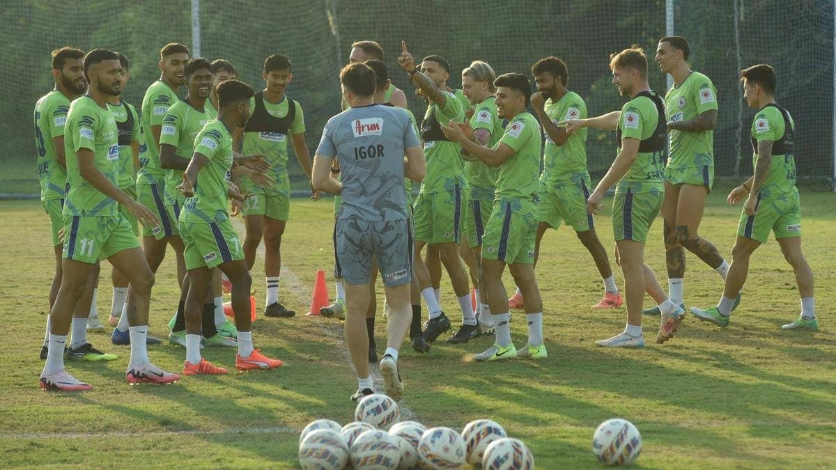 Mohun bagan and fc goa practice match ended in a draw