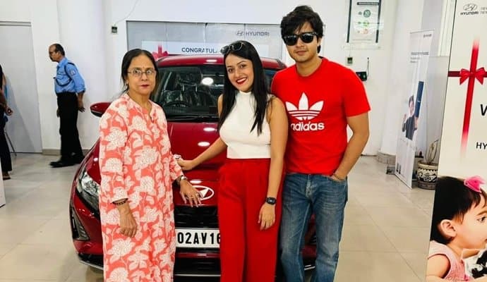 Ashmita Chakraborty is emotional after buying her first car