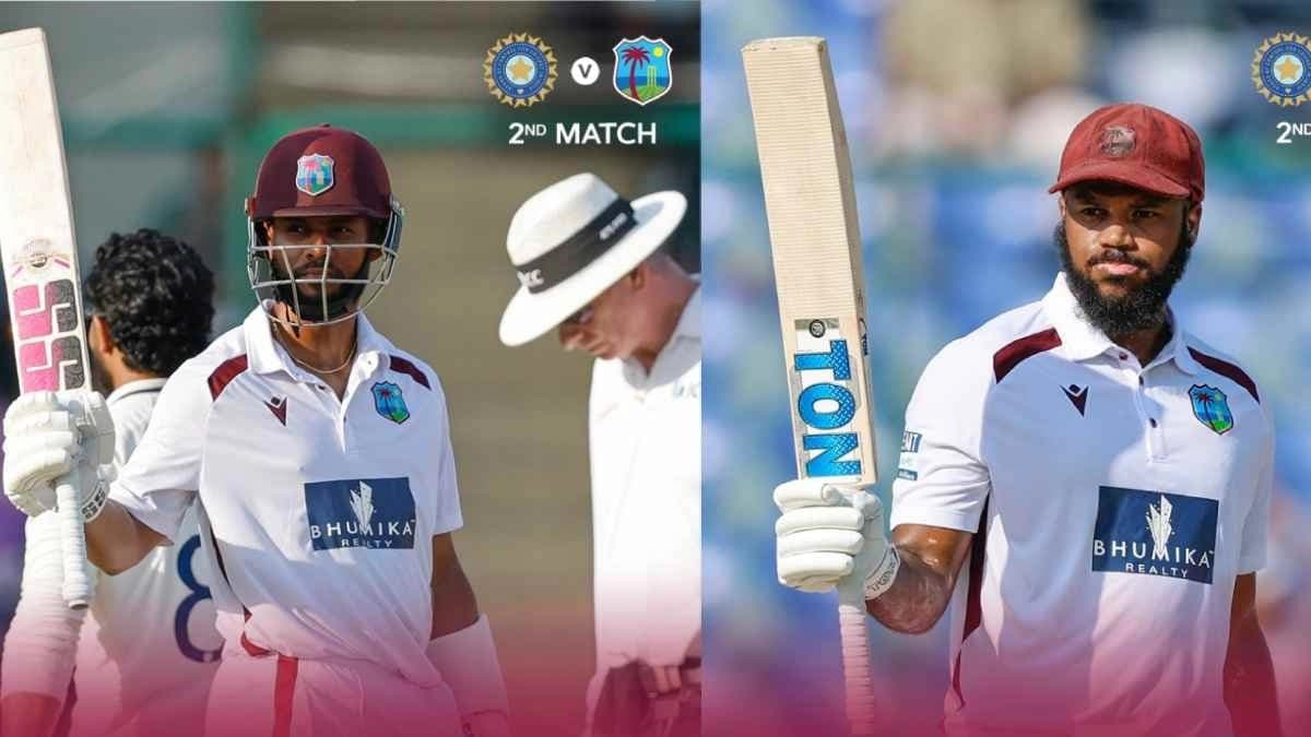 India vs West Indies: John Campbell Produces Attacking Knock As West Indies Drag 2nd India Test To Day 4