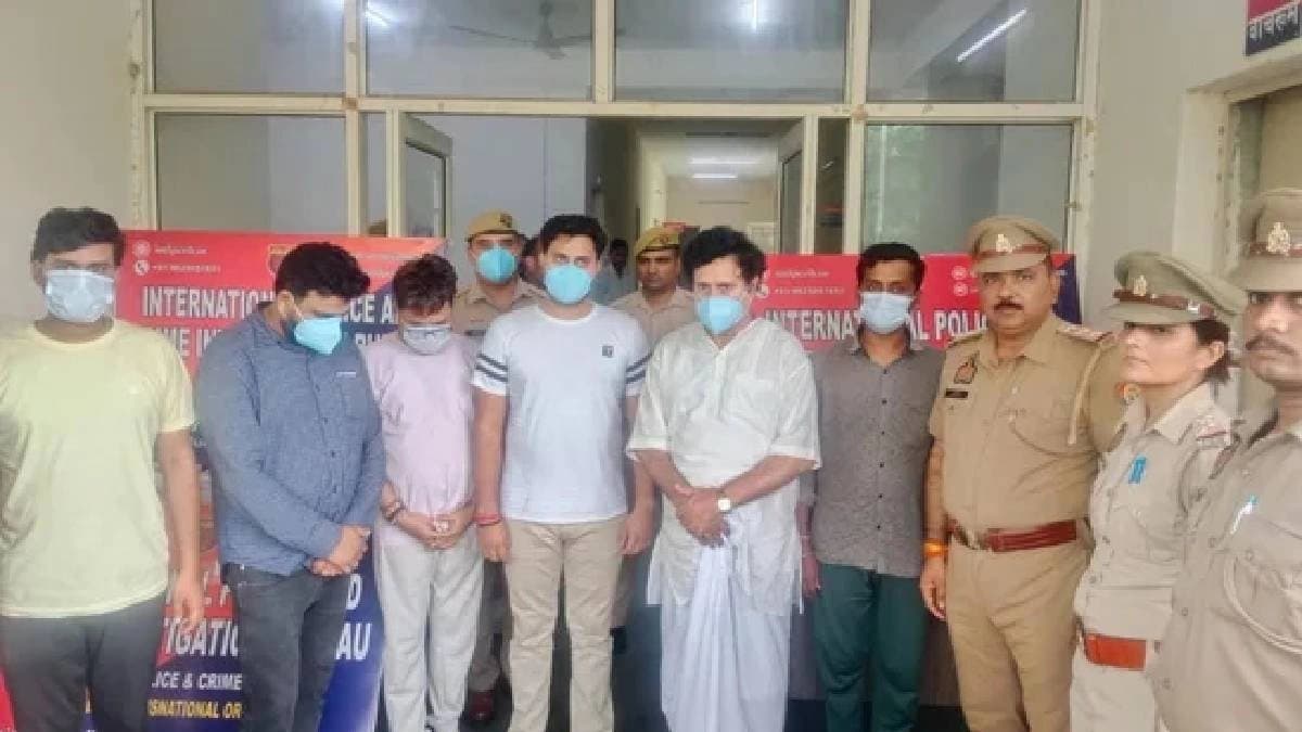  Six Bengal men ran a fake police station in Noida