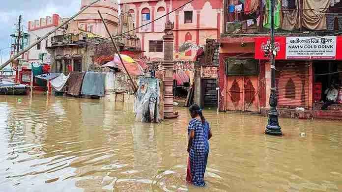 Uttar Pradesh Flood Situation Worsen Varanasi Ghat Flooded