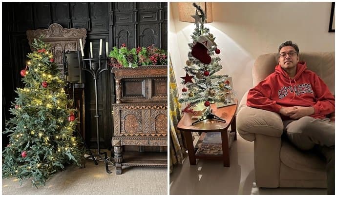   Anupam Roy decorated Christmas tree at home and gave Christmas message