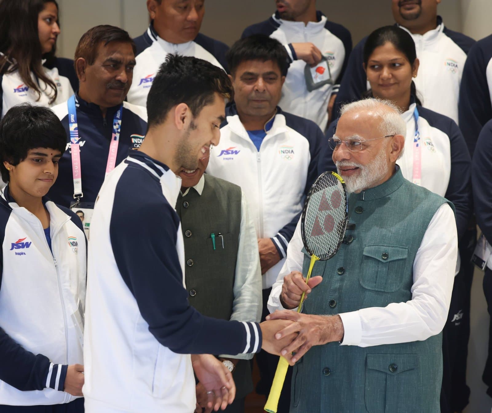 Prakash Padukone took my phone away at Olympics Lakshya Sen tells PM Modi