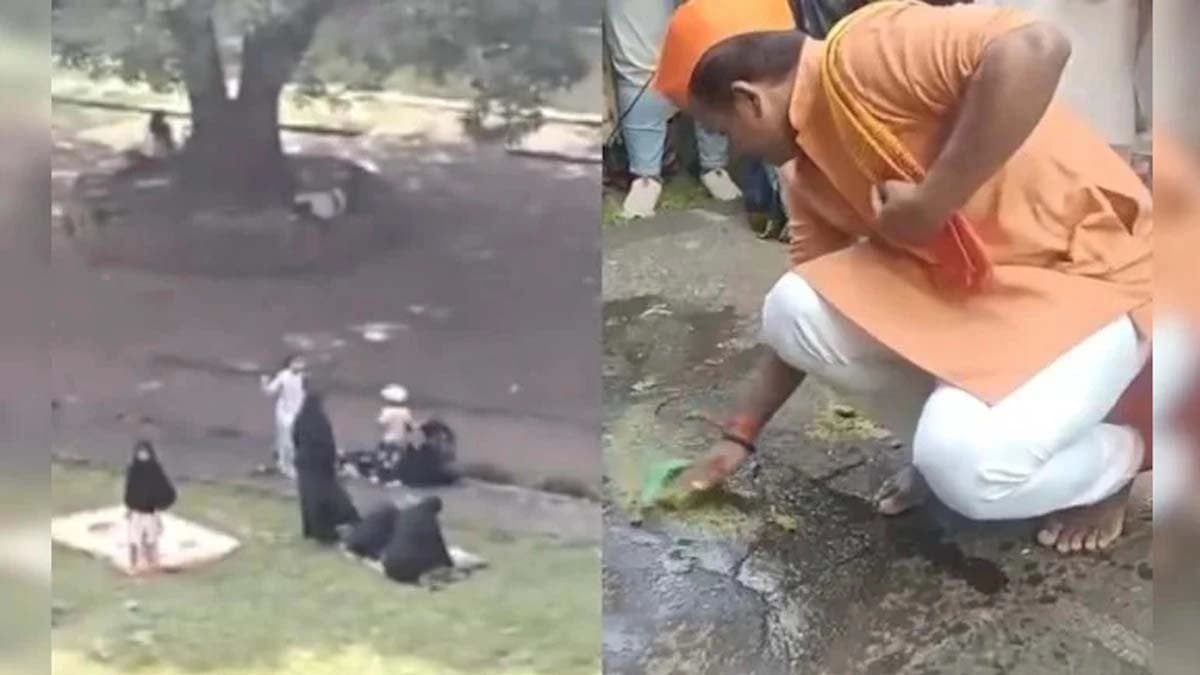 Women offer namaz at Pune Fort BJP MP leads purification with cow urine