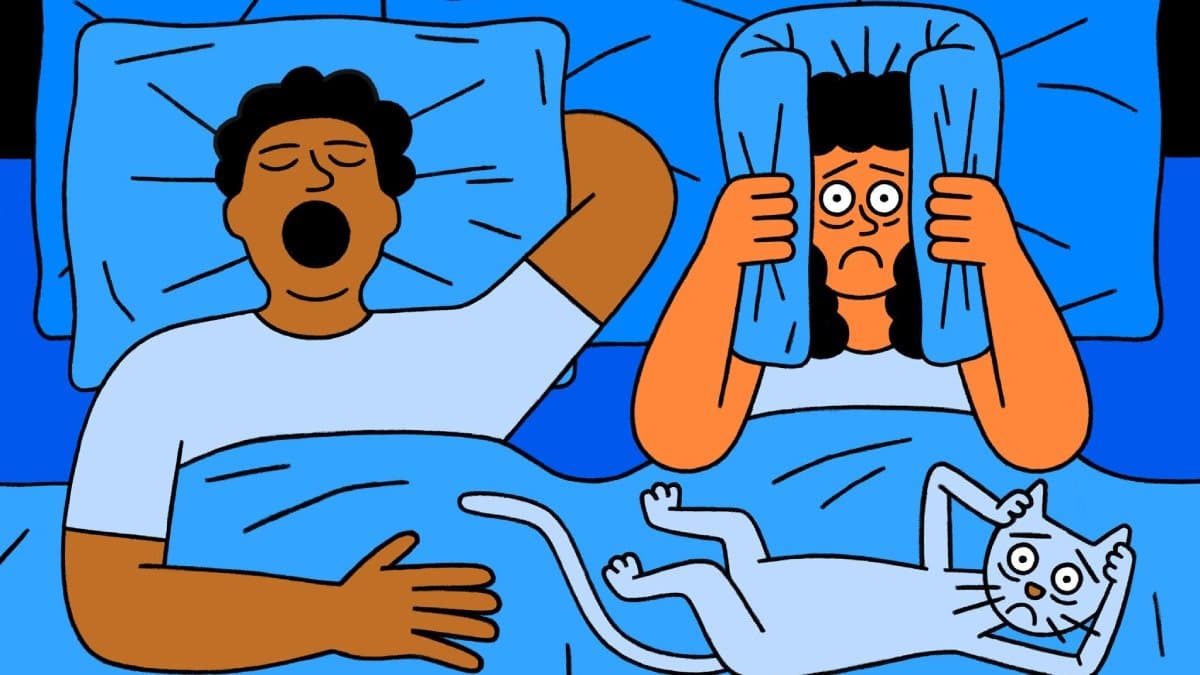 Why dont people hear their own snoring