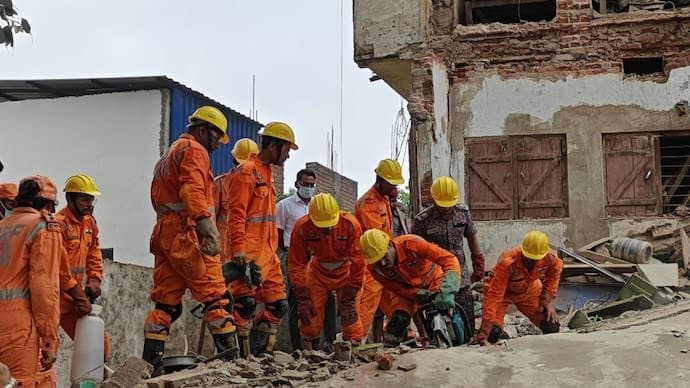 Multi-storey building collapses in Jharkhand's Deoghar