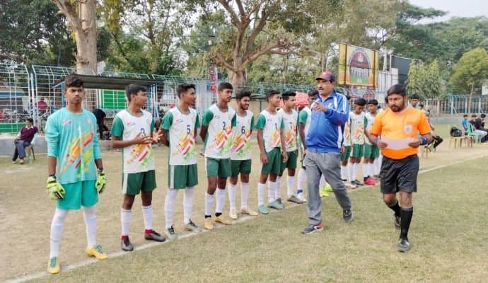Football competition at Chinsurah