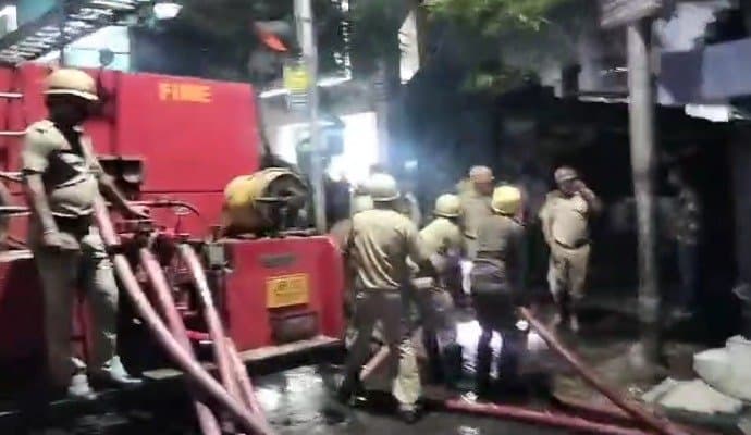 cylinder blast, fire at kankurgachi area