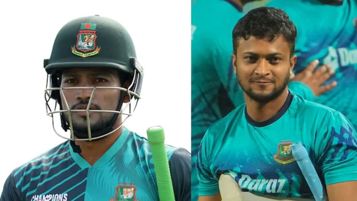  Bangladesh captain Najmul Hossain Shanto gave a one word response after being asked if absence of Shakib Al Hasan would affect Bangladesh in the champions Trophy spt 