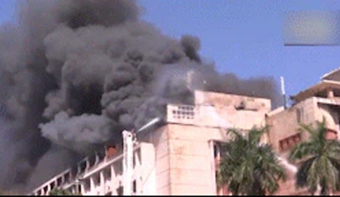 Fire breaks out in Madhya Pradesh secretariat building, foam sprayed
