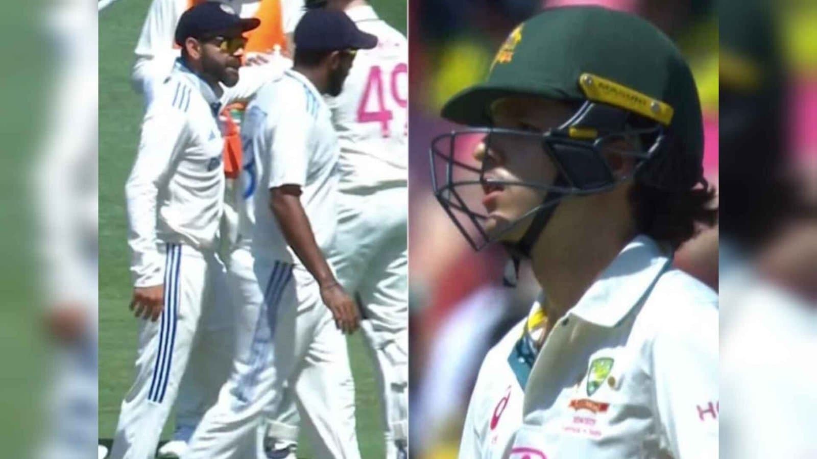 Virat Kohli, jasprit Bumrah brutally sledge sam konstas in Sydney Test spt 