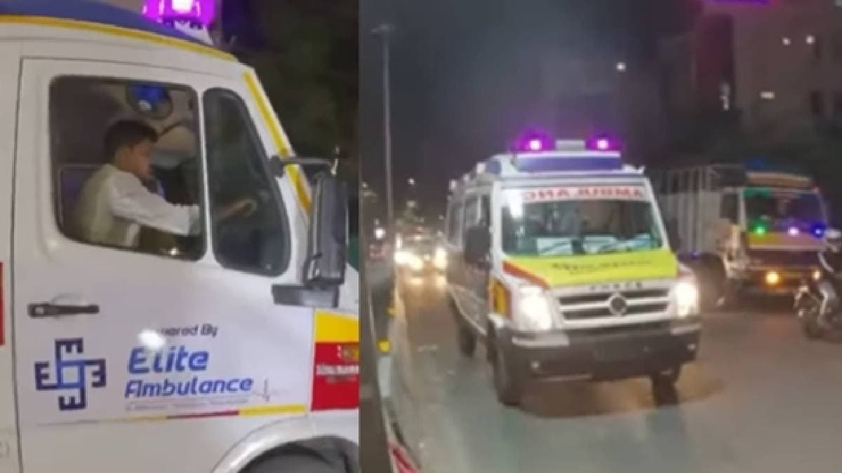 YouTuber steps up to navigate an ambulance through Bengaluru traffic watch viral video