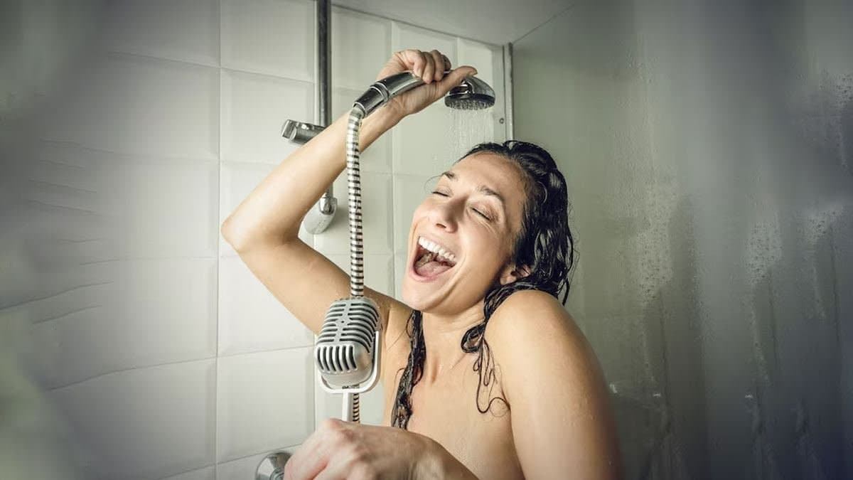 Health Benefits bathroom singing