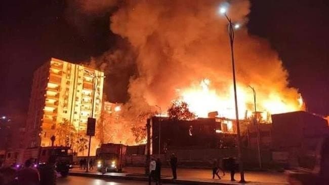 Fire breaks out at Egypt's famous film studio